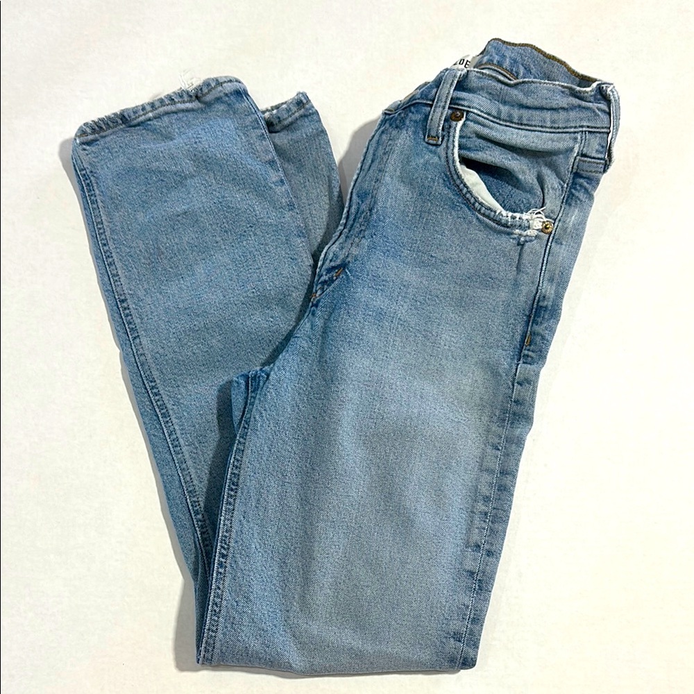 Agolde Women's Blue Jeans - Picture 1 of 8